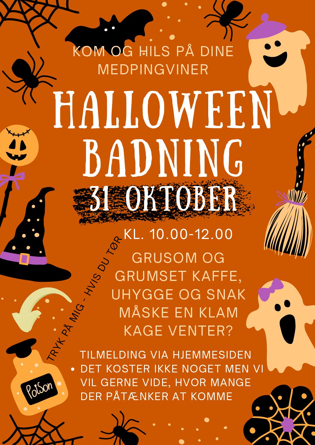 Halloween badning